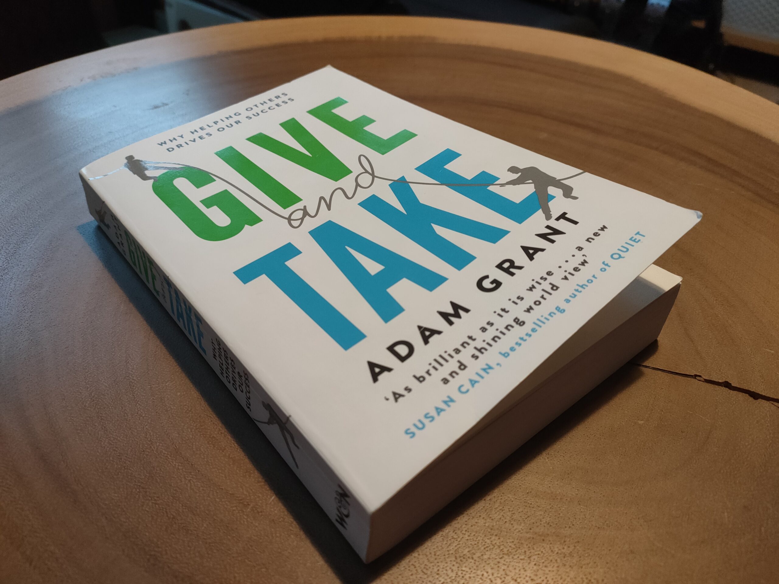Give and Take – Book of the Month January 2023 – Our Tip Three Takeaways